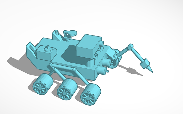 3D design Mars Rover - Tinkercad