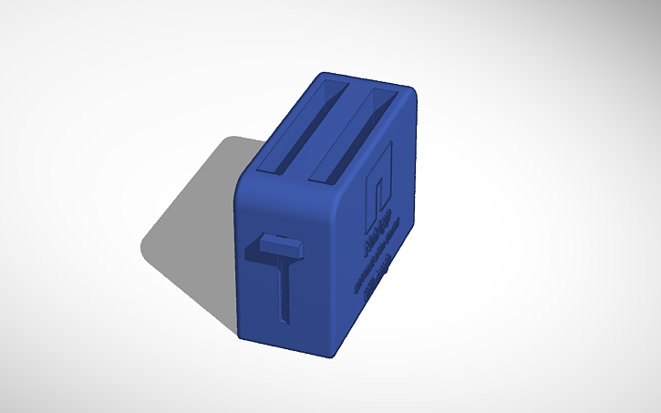 3D design Toaster - Tinkercad