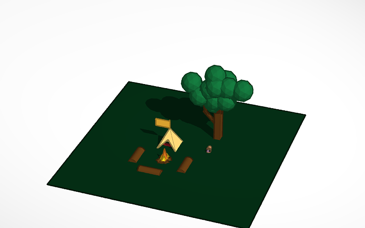 3D design campsite - Tinkercad