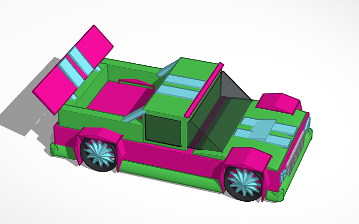 3D design Copy of truck - Tinkercad