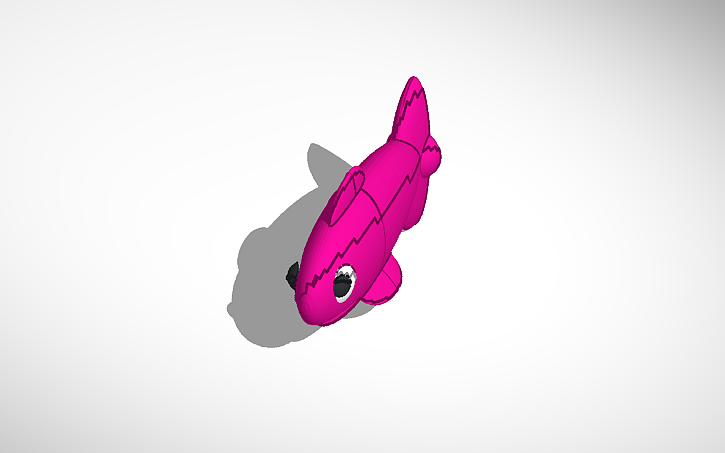 Cad Fish 3D design Fish - Tinkercad