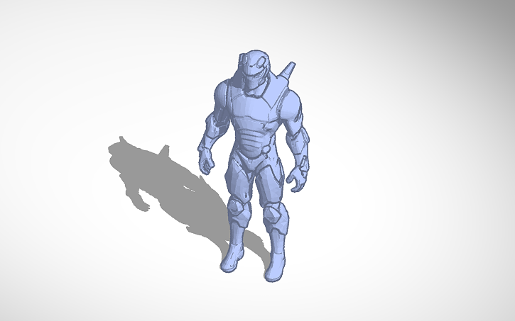 3d Design Carbide Fortnite Skin Tinkercad - carbide fortnite skin