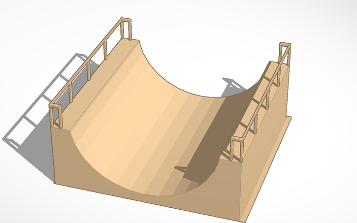 3D design Skatepark - Tinkercad