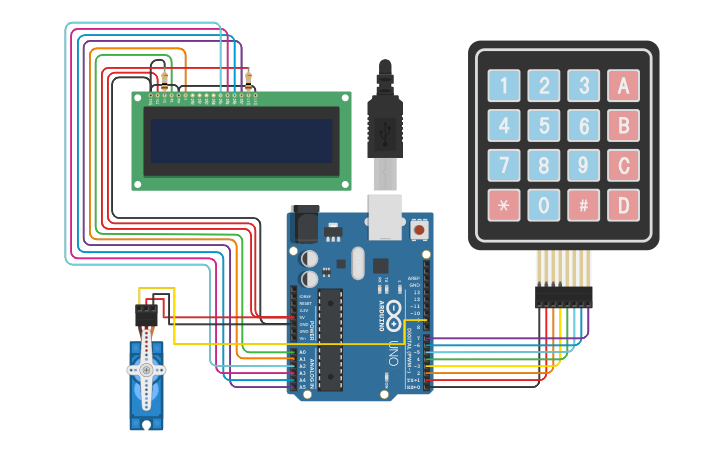 Circuit design Mingao_Exercise#3 Password Door Lock using Arduino Uno ...