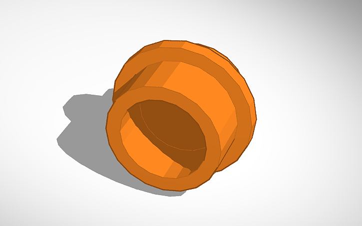 3D design lego stud launcher - Tinkercad
