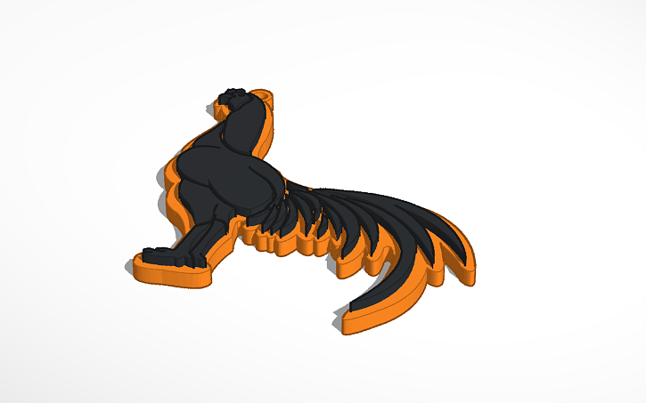 3D design Rooster-Gallo - Tinkercad