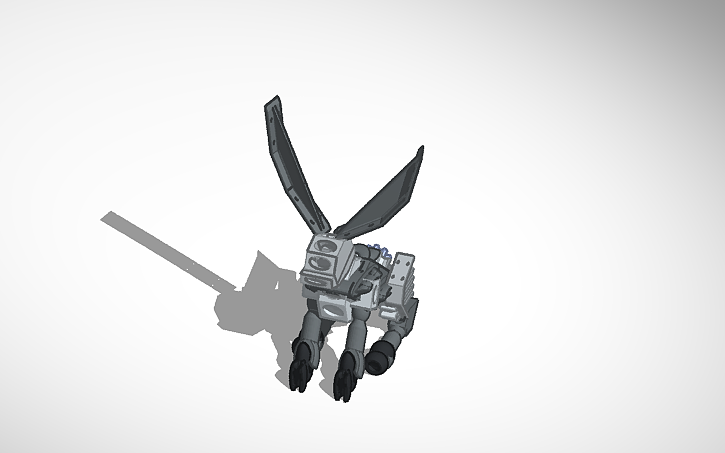 3D design Mechanical Rabbit - Tinkercad