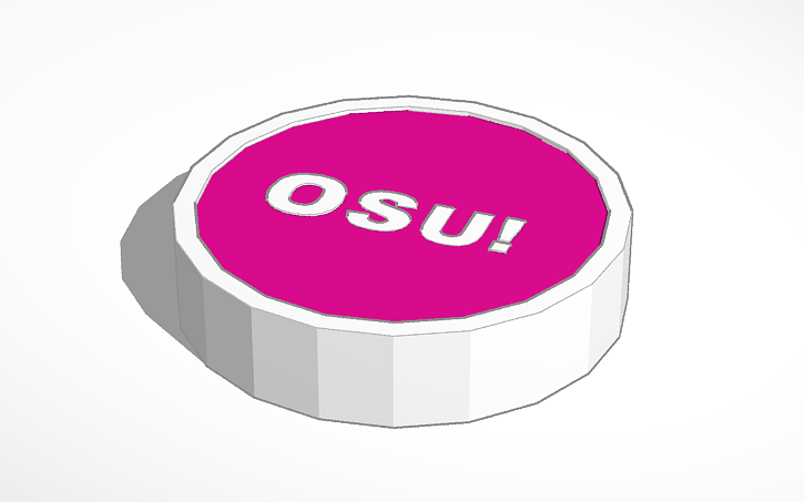 Osu Logo Tinkercad Osu Logo Tinkercad