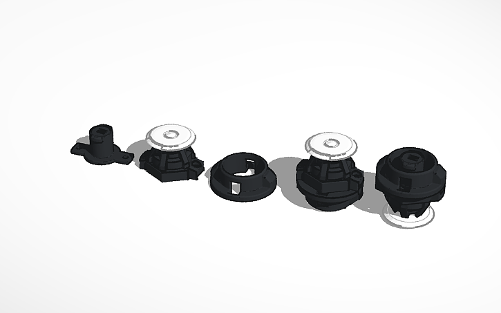 3D design Mobius beyblade driver (not free spin) Tinkercad 3D design Mobius beyblade driver (not free spin) Tinkercad