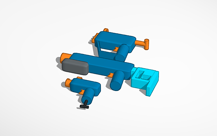 3D design Nerf guns - Tinkercad