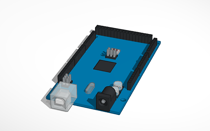 3D design Arduino mega 2560 (MADE IN ITALY) - Tinkercad