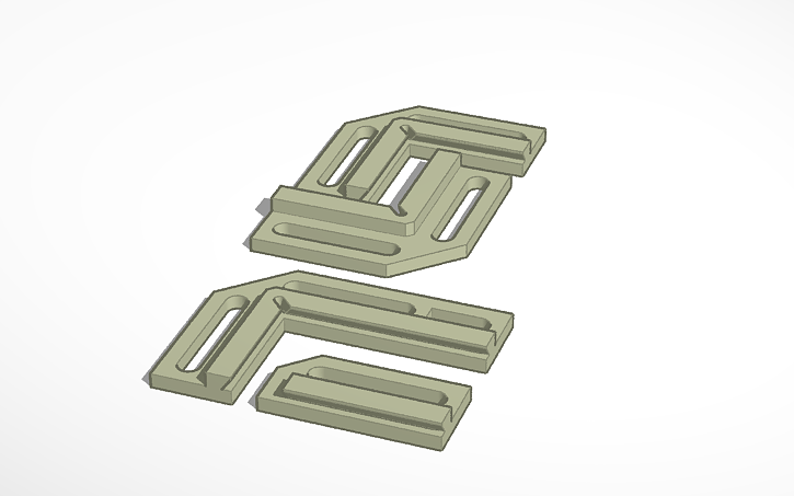3D design pcb-holders - Tinkercad