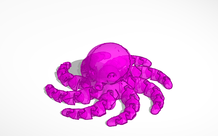 3D design Flexi Octo/Piers Penman - Tinkercad