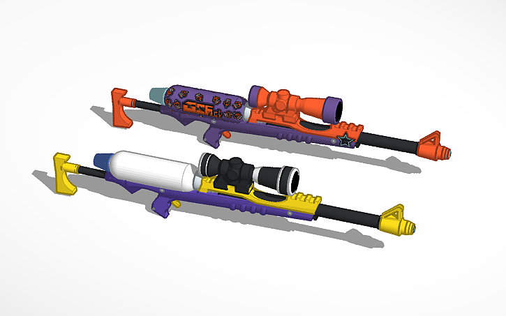 3D design Splatoon 3 Splatterscope - Tinkercad
