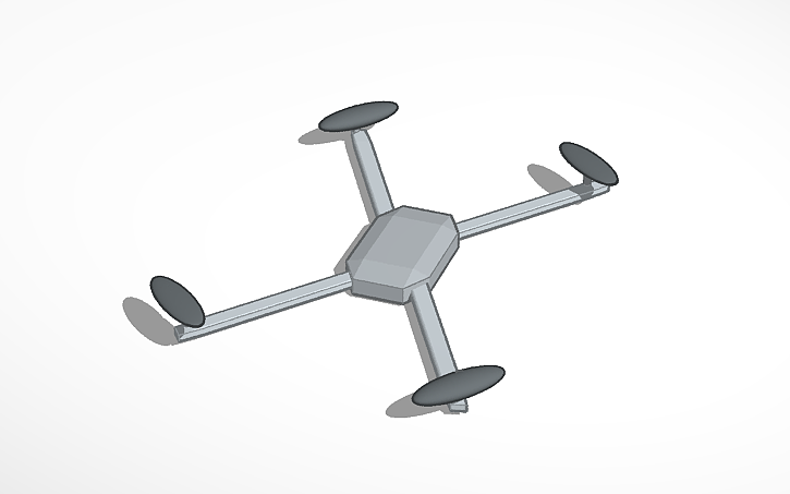 3D design drone - Tinkercad
