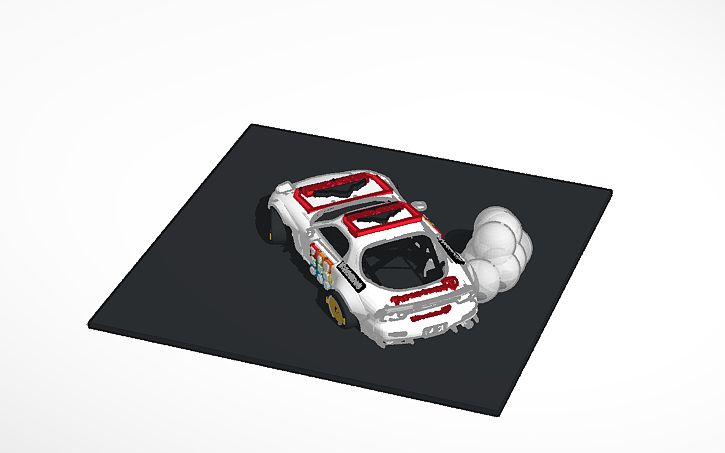 3D design rx7 drift build - Tinkercad