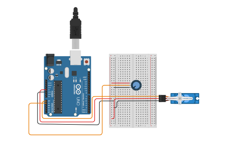 Circuit design Motor Paso&Paso - Tinkercad
