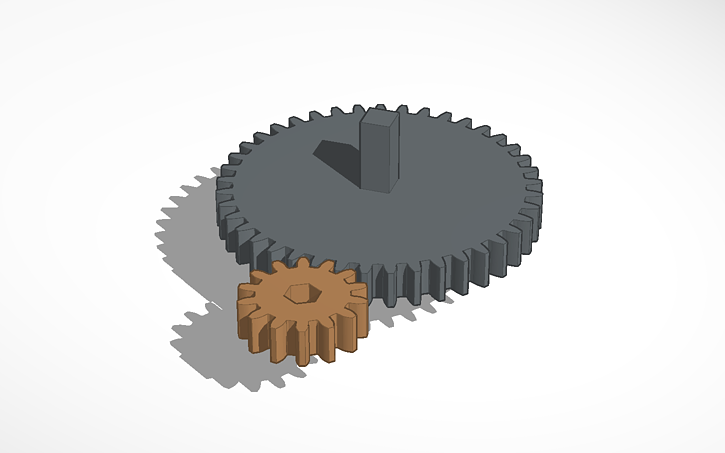 3D design Involute spur #gear #template - Tinkercad