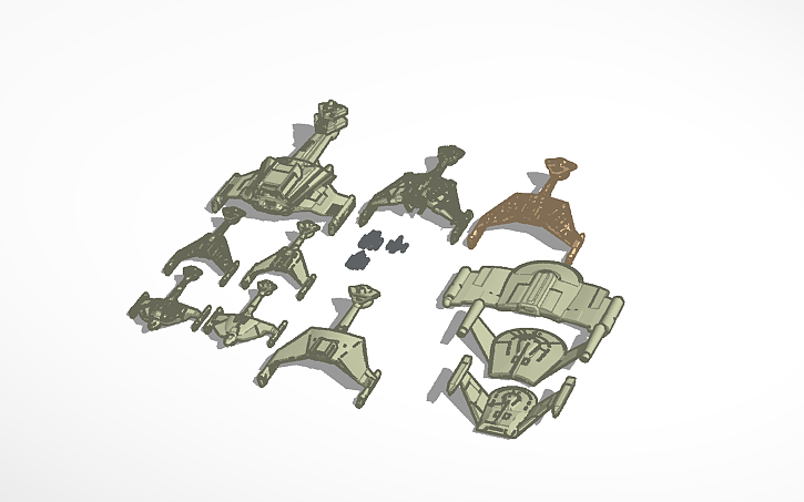 3D design Colin FTL Fleet-Scaled | Tinkercad