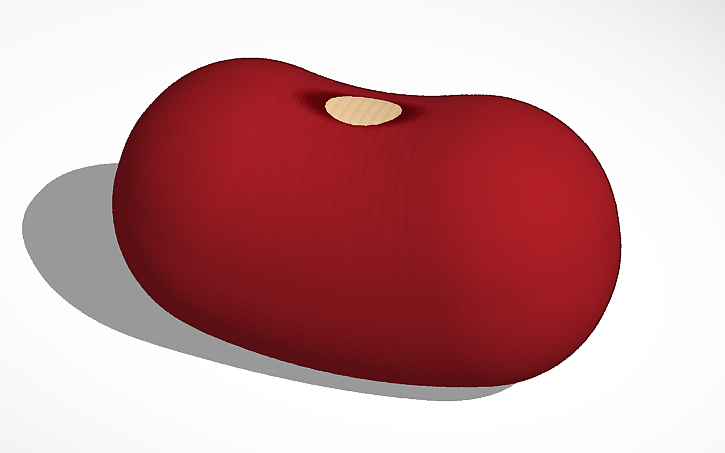 3D design Bean - Tinkercad