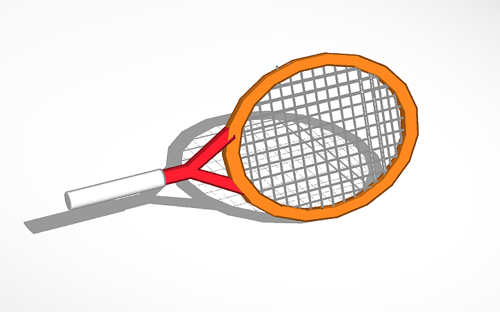 3D design Tennis - Tinkercad