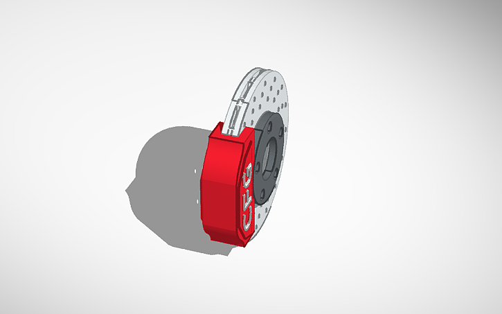 3D design brakes - Tinkercad