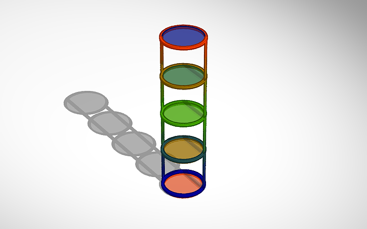 3D design Tinkercad Shelf - Tinkercad