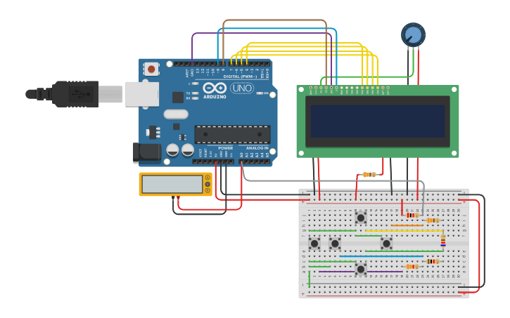 Circuit design QUIZ NERD | Tinkercad