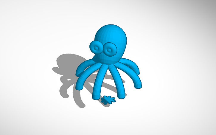 3D design Lesson: Kraken result - Tinkercad