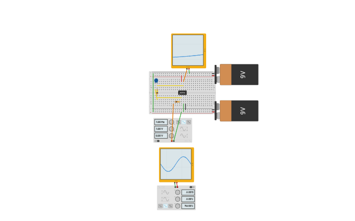 Circuit design Low Pass Filter AQ - Tinkercad