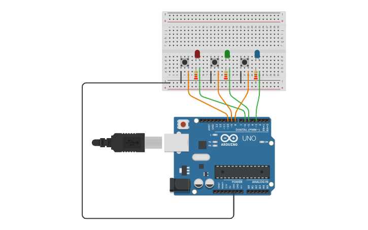 Circuit design Signal Edge Example | Tinkercad