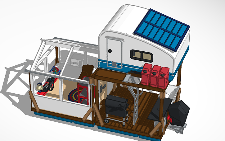 3D design Copy of Raft - Tinkercad