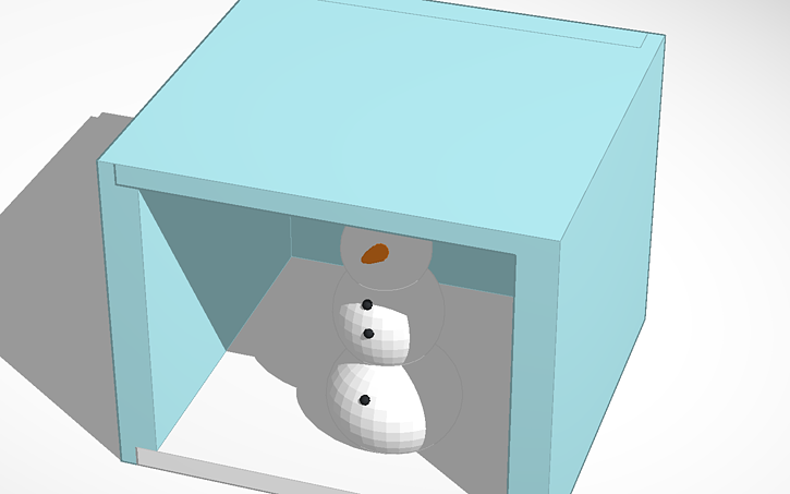 3D design the snowman | Tinkercad