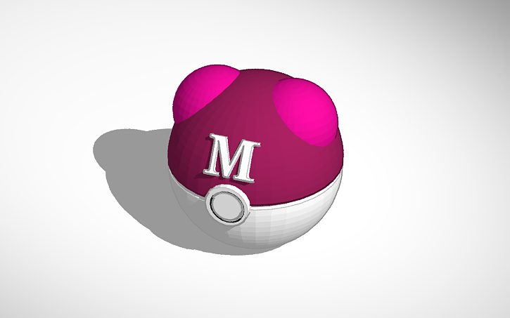 3D design master ball | Tinkercad