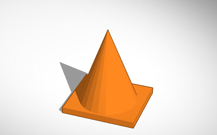3D design {SIMPLE CONE NEW!} Tinkercad