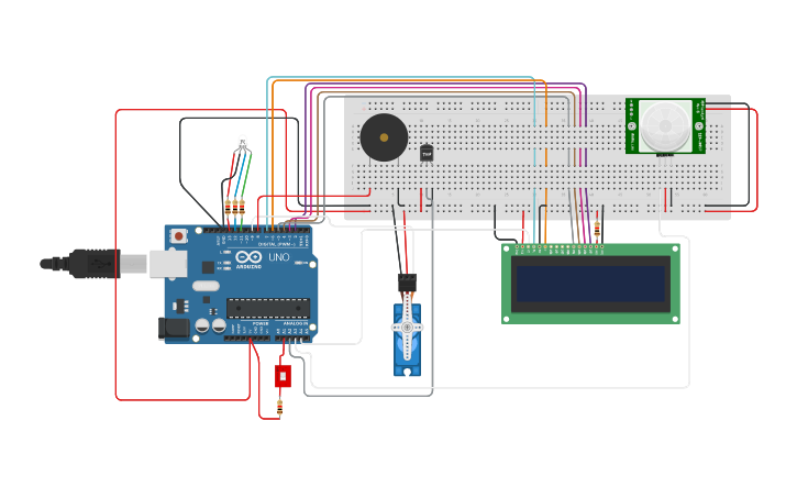 Circuit design Arduino Project - Tinkercad