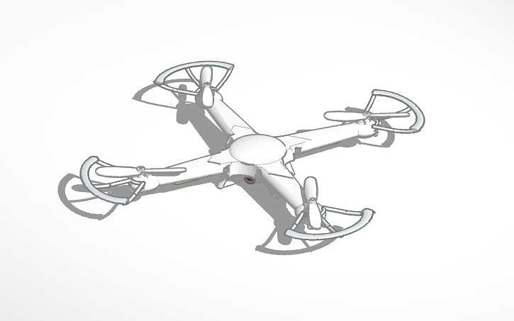 3D design drone - Tinkercad