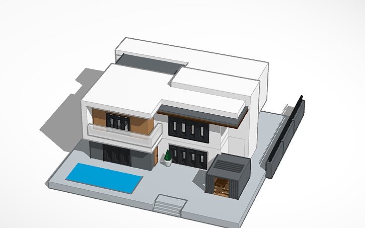 Tinkercad Mansion House