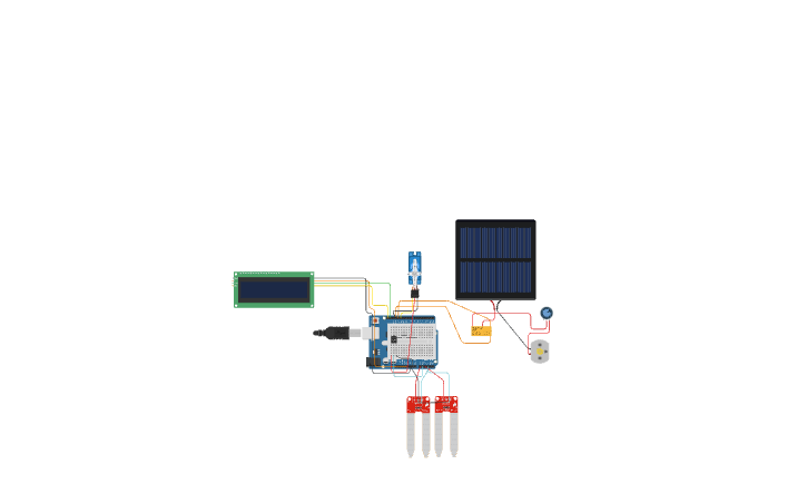 Circuit design Smart Watering System with Solar and Temperature Sensor ...