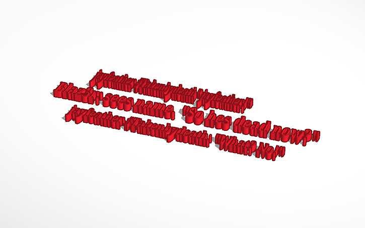 3D design Name Meme | Tinkercad