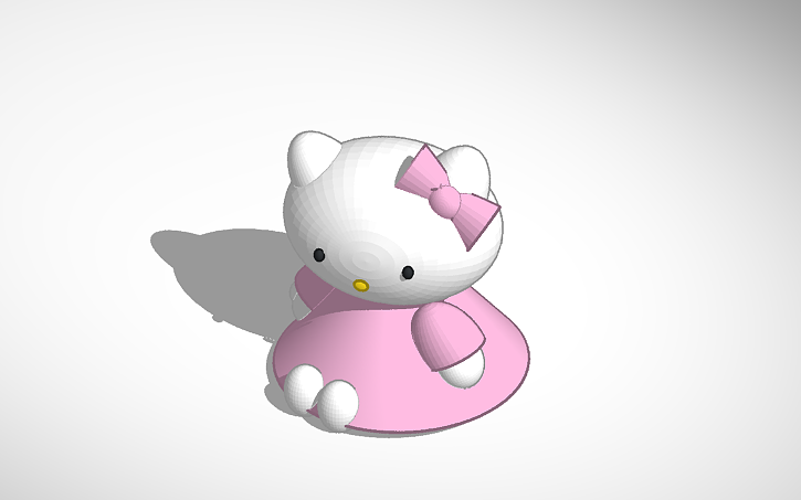 Angel Hello Kitty Tinkercad