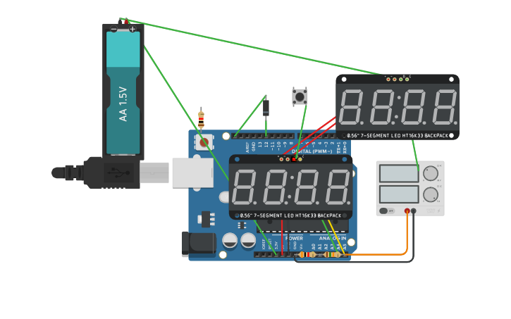 Circuit design Super Clock | Tinkercad