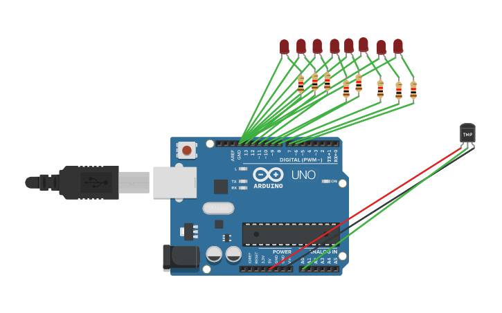 Circuit design Lovemeter_spkolias - Tinkercad