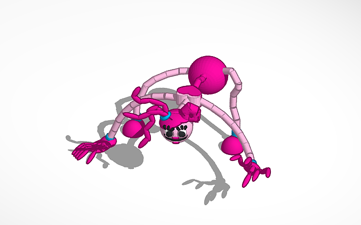 3D design mommy long legs ragdoll - Tinkercad