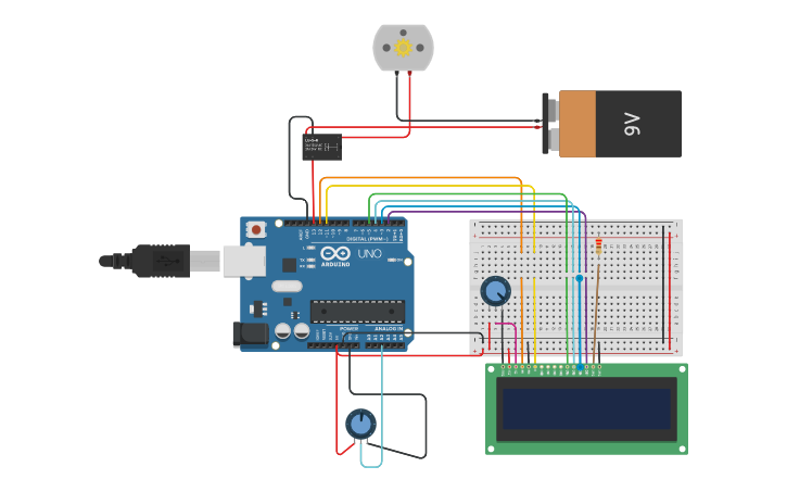 Circuit design AI Based Plant Irrigation System - Tinkercad
