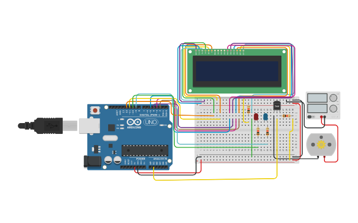 Circuit design examen C5 - Tinkercad