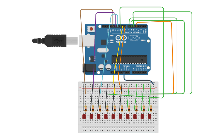 Circuit design Kara Şimşek Arduino Bülent - Tinkercad