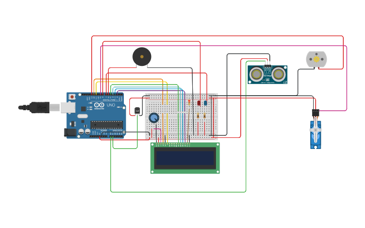 Circuit design rainwater - Tinkercad