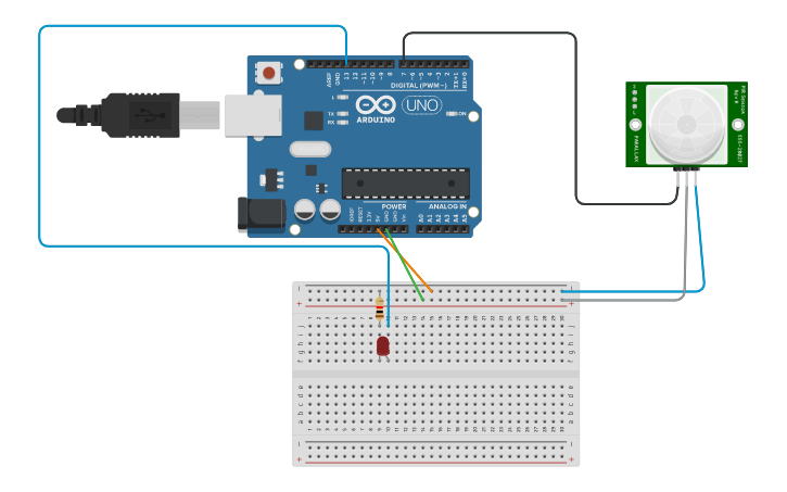 Circuit design servo idcl sksk - Tinkercad