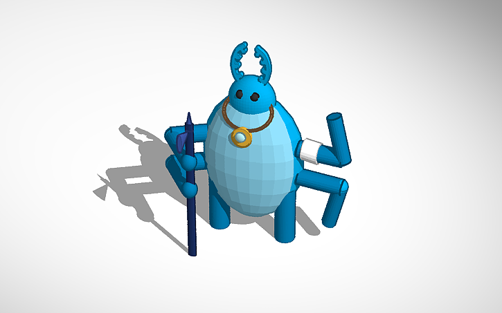 3D design THE STAG - Tinkercad